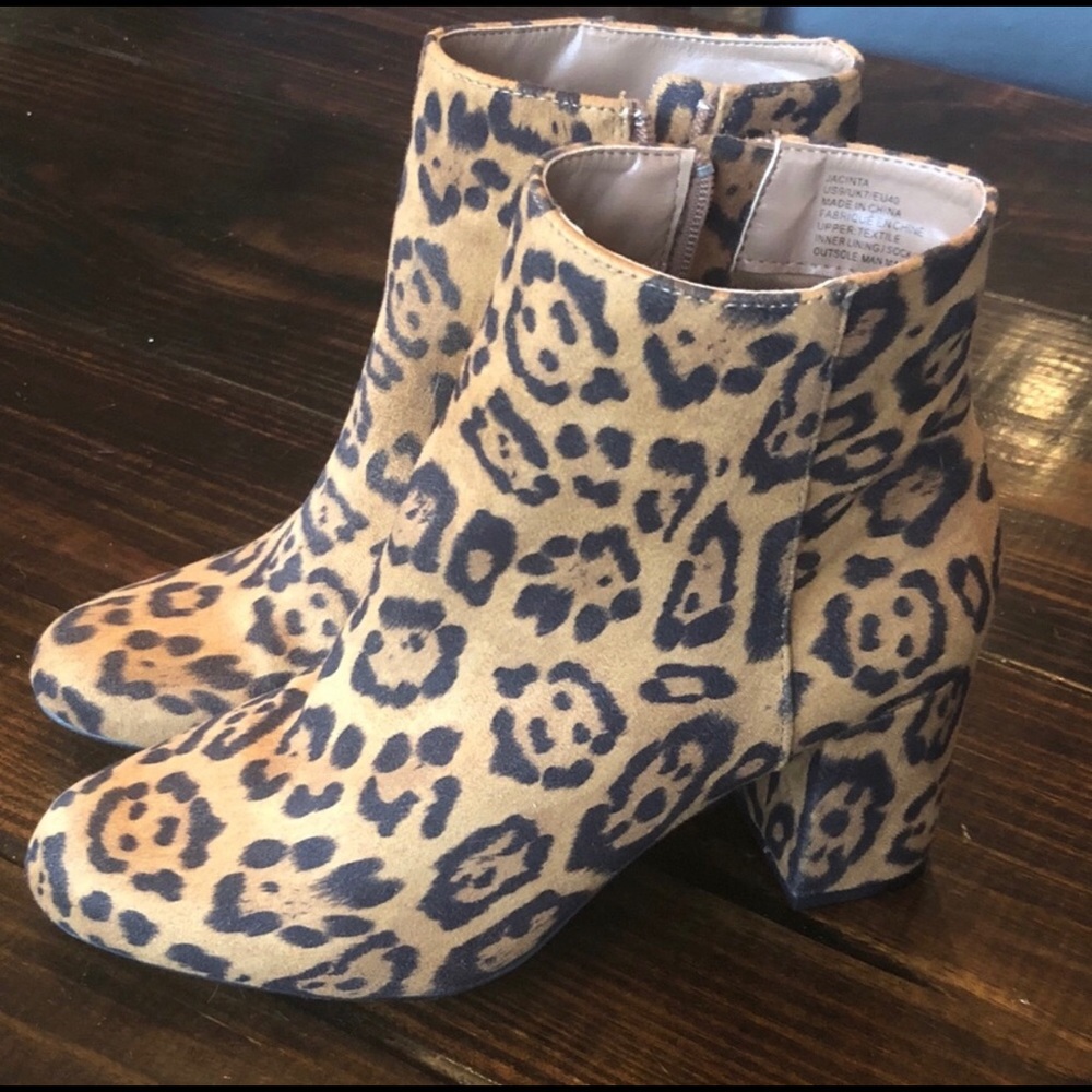 Leopard Booties